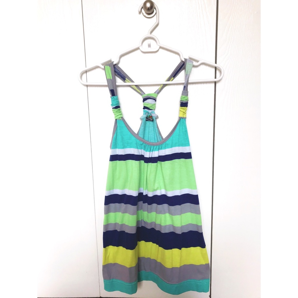 Multi Colored Stripped Cotton Tank